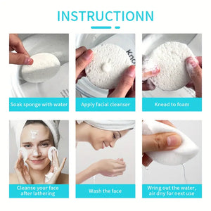 Natural Compressed Facial Sponges