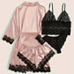 Women'S Satin Pajama Set