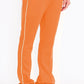 Mens Side Pipe Stacked Flare Pants