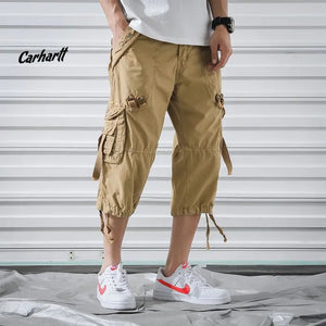 Y2k Vintage Men Camouflage Cargo Shorts Summer Oversize Multiple Pocket Male Outdoor Casual Big Size Baggy Streetwear Wide Pants