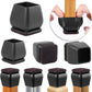 8PCS Chair Foot Cover Diagonal Leg Floor Protectors with Thick Wrap Felt Pads Silicone Furniture Table Feet No Scratches