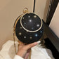 Mini Glitter Round Evening Bag