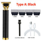 USB Rechargeable Hair Clipper Barber Professional Electric hair trimmer Shaver Trimmer Beard 0mm Hair Cutting Machine for men