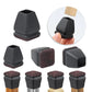 8PCS Chair Foot Cover Diagonal Leg Floor Protectors with Thick Wrap Felt Pads Silicone Furniture Table Feet No Scratches
