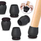 8PCS Chair Foot Cover Diagonal Leg Floor Protectors with Thick Wrap Felt Pads Silicone Furniture Table Feet No Scratches