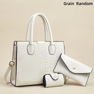 3pcs Women's Shoulder Bag with Wallet