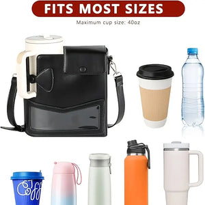 Large Capacity Portable Beverage Bottle Water Cup Bag