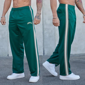 2025Fashion Men's Clothing Gym Sports Fitness Casual Pants Outdoor Jogging Men's Sweatpants Cotton Mid Waist Drawstring Pants