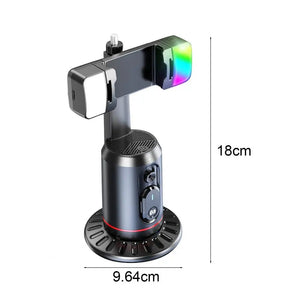 Selfie Tripod Selfie Stabilizer with Gesture Control Auto Face Tracking Tripod Phone Holder Portable Rechargeable 360-degrees