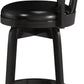 Savana Wood Bar Height Kitchen Stool, 29.5" High, Black