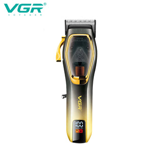 VGR Hair Clipper Professional Hair Cutting Machine Adjustable Hair Trimmer Rechargeable 9000 RPM Barber Clipper for Men V-674