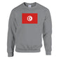 Sweat-shirt Drapeau de la Tunisie