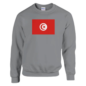 Sweat-shirt Drapeau de la Tunisie