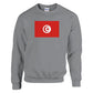 Sweat-shirt Drapeau de la Tunisie