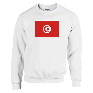 Sweat-shirt Drapeau de la Tunisie
