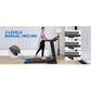 Compact Easy Folding Treadmill Motorized Running Jogging Machine With