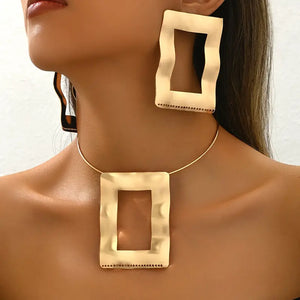 3pcs Vintage Classic Geometric Jewelry Set,