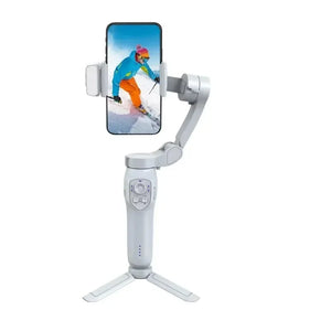 L7Cpro Foldable Mobile Phone Gimbal Stabilizer with Tripod 360 Ai Auto Face Tracking VLOG Selfie