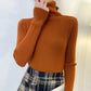 Women Fall Turtleneck Sweater Knitted Soft Pullovers Cashmere Jumpers Basic Soft Sweaters For Women 2025 Autumn Winter