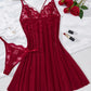 Burgundy Sexy Nightgown
