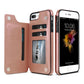 Flip PU Leather Case For iPhone X 7 8 6
