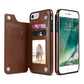 Flip PU Leather Case For iPhone X 7 8 6