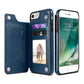 Flip PU Leather Case For iPhone X 7 8 6