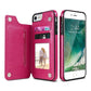 Flip PU Leather Case For iPhone X 7 8 6