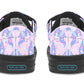Kids Shoes Low Tops Flying Unicorn