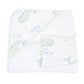 Whale Hooded Towel and Washcloth Set