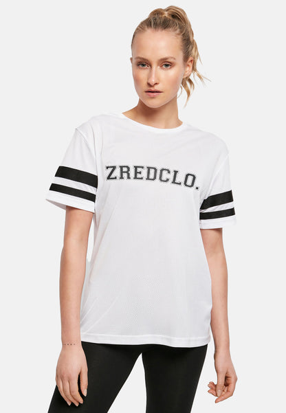 Mesh Tee - white - Damen