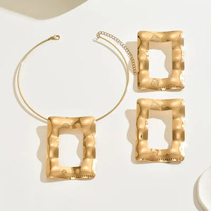 3pcs Vintage Classic Geometric Jewelry Set,