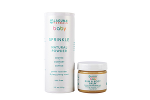 Organic Baby Moisturizer and Sprinkle ( talc free)baby powder set.
