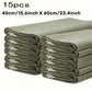 15 Large Green PP Storage Bags