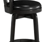 Savana Wood Bar Height Kitchen Stool, 29.5" High, Black