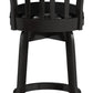 Savana Wood Bar Height Kitchen Stool, 29.5" High, Black