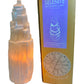 Selenite Crystal Skyscraper Lamp Prime