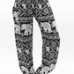 Black ELEPHANT Pants Women Boho Pants Hippie Pants Yoga
