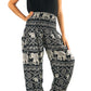 Black ELEPHANT Pants Women Boho Pants Hippie Pants Yoga