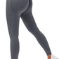 Knitted Seamless Fitness Leggings GYM Pants Women High Waist Push Up Leggings  Tight Peach Buttocks Yoga Pants