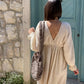 Organic Cotton Long Sleeve Summer Dress