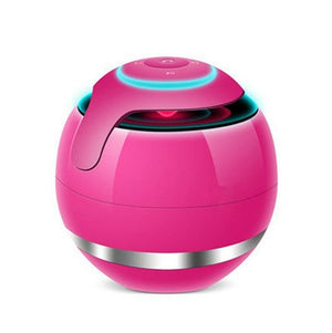 Fashion design Smart Bluetooth speakers 7 color LED light emitting 3D